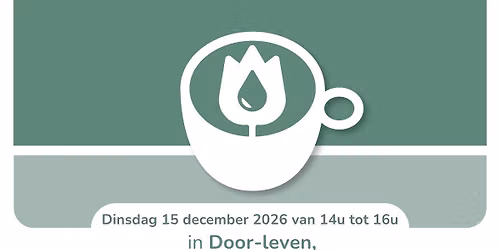 Kopje troost Dinsdag 15 december 2026 | 14-16u 
Samen koesteren — lezing in Koksijde