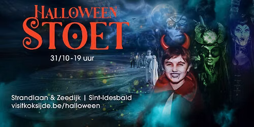 Grote Halloweenstoet en heksenverbranding